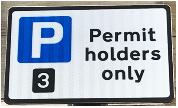Permit Holders Only Sign - Parking Permitted Signs-driveJohnson's